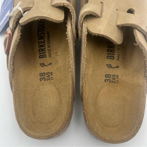 Birkenstock Boston BS Tabacco Brown Clog Shoe Size EU38 US 7-7.5 WMNS. NEW W/BOX - Picture 6 of 16